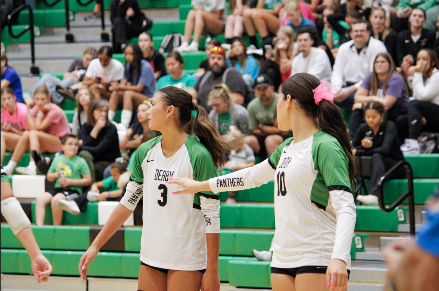 Varsity and JV volleyball (Photos by Delainey Stephenson)